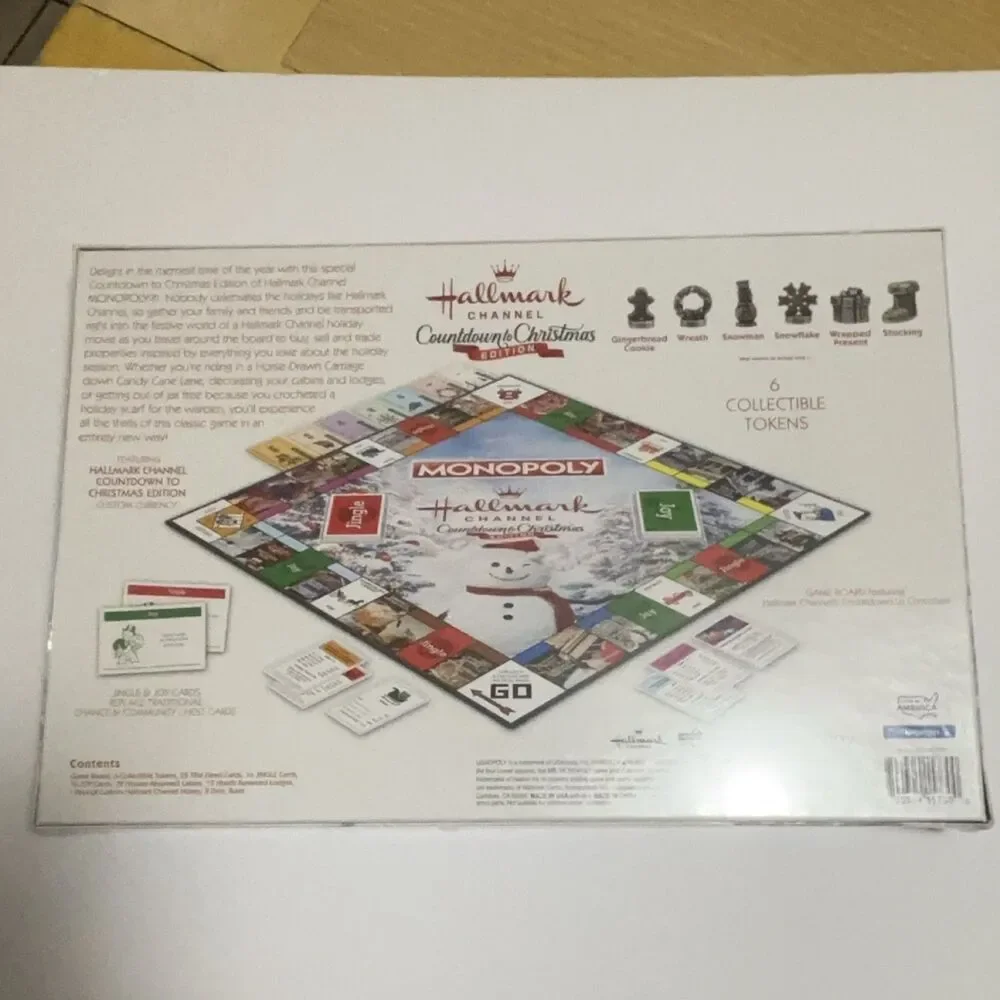 USAopoly Hallmark Channel Countdown to Christmas Edition Board Game 2022 Ages 8+